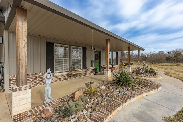 view of patio / terrace featuring a porch