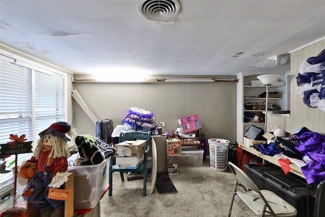 interior space with visible vents