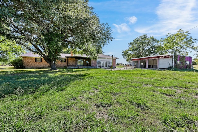 view of yard