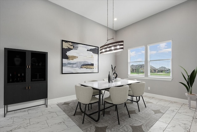 view of dining area