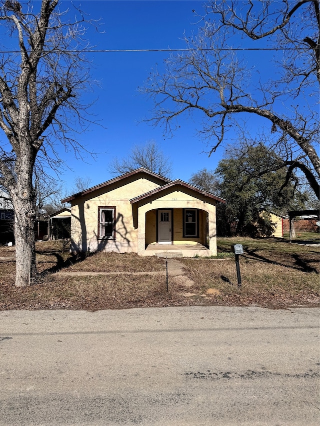 view of ranch-style home