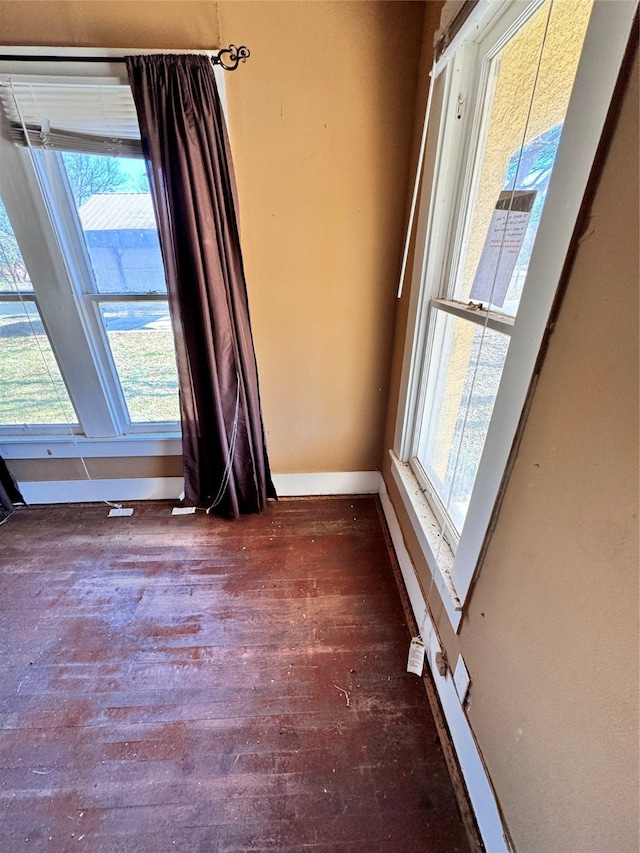 details featuring wood-type flooring