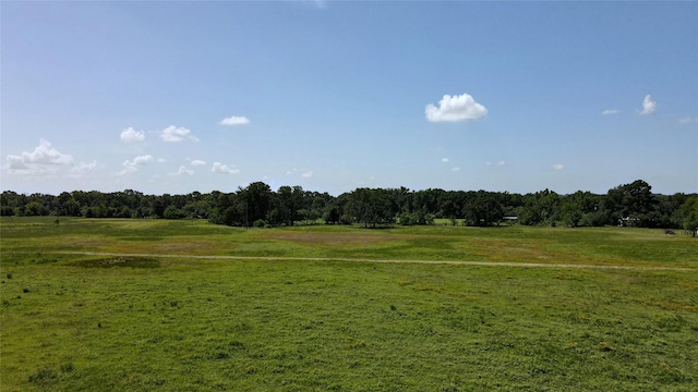 view of landscape with a rural view