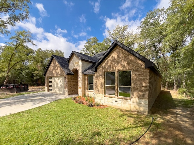 rear view of property with french doors