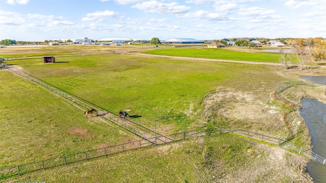 exterior space featuring a rural view