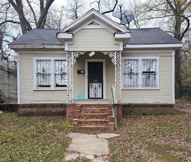 view of bungalow