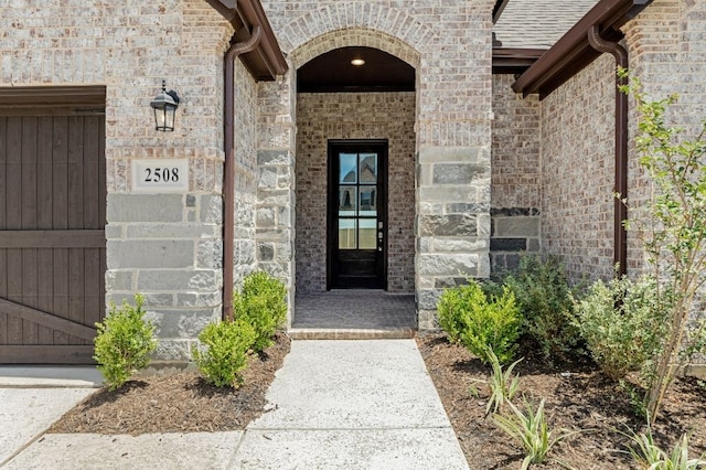 view of entrance to property