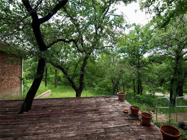 1505 S Rodgers Dr, Graham, TX 76450 - view of wooden terrace