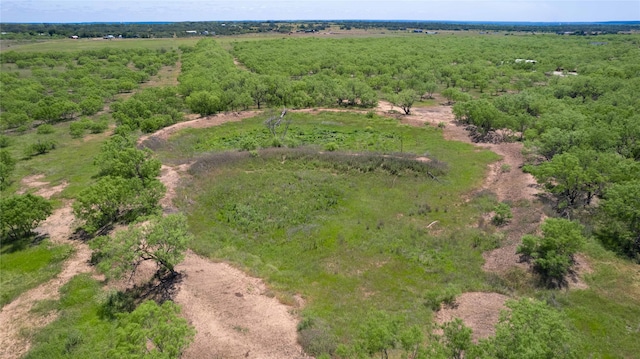 drone / aerial view with a rural view