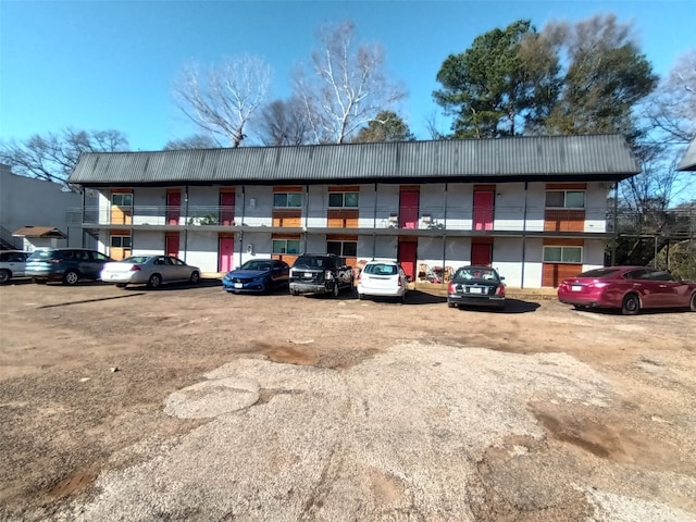 view of parking / parking lot