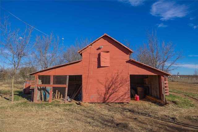 view of outbuilding