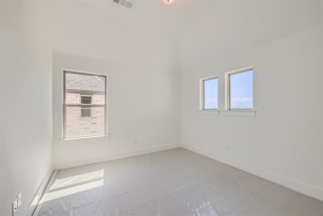 unfurnished room featuring carpet floors