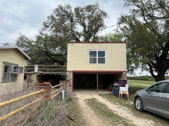 view of property exterior