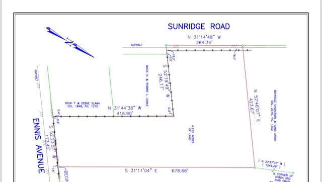 TBD Sunridge Dr, Ennis TX, 75119 land for sale