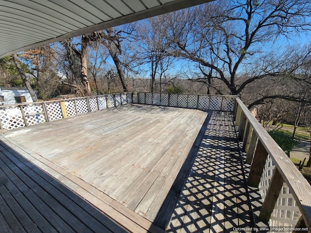 view of deck