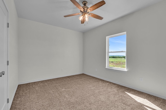 227 Rio Grande, Abilene, TX 79606 - carpeted empty room featuring baseboards and a ceiling fan