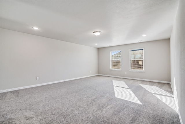 empty room with light carpet