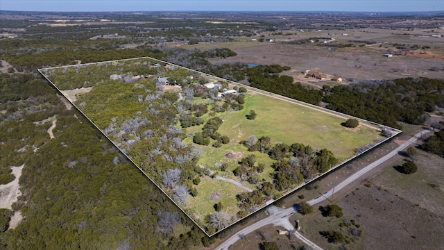 view of aerial view