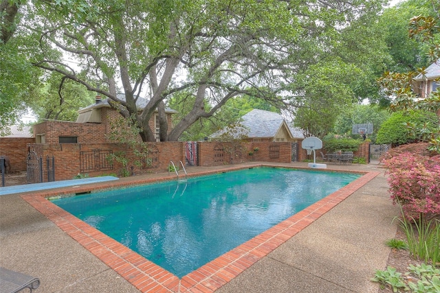 view of pool