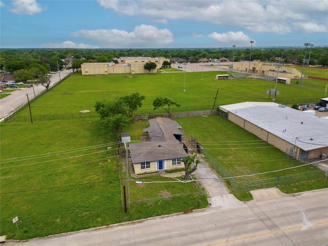 view of aerial view