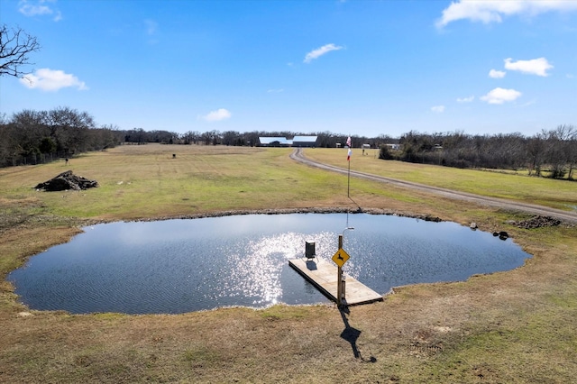 water view with a rural view