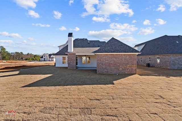 view of back of property