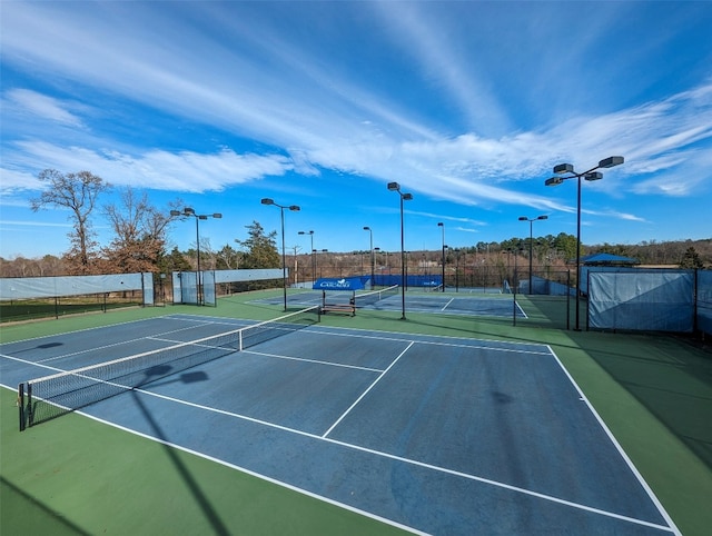 view of sport court