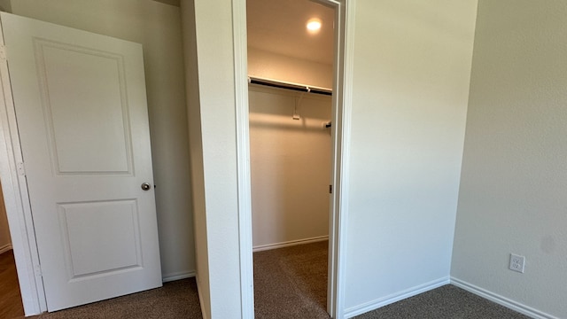 view of closet