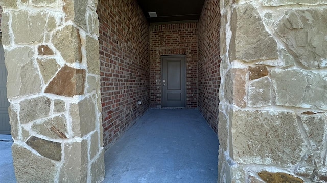 view of exterior entry