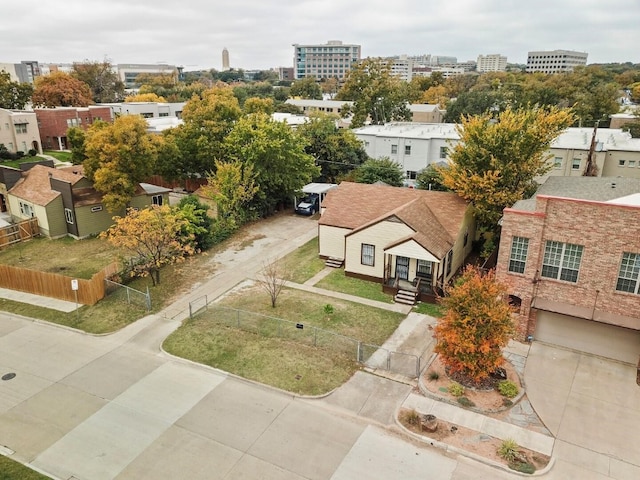 view of aerial view