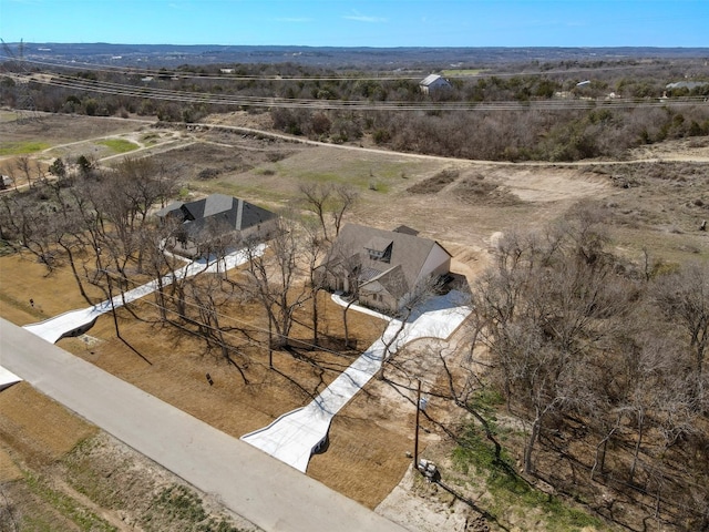 view of aerial view