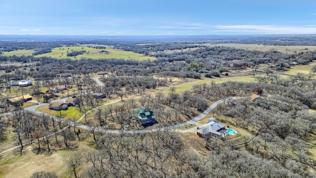 view of aerial view