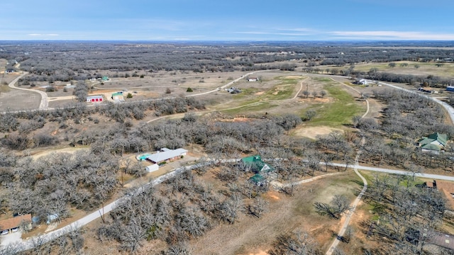 view of aerial view