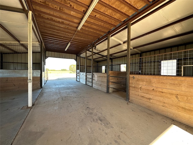 view of stable