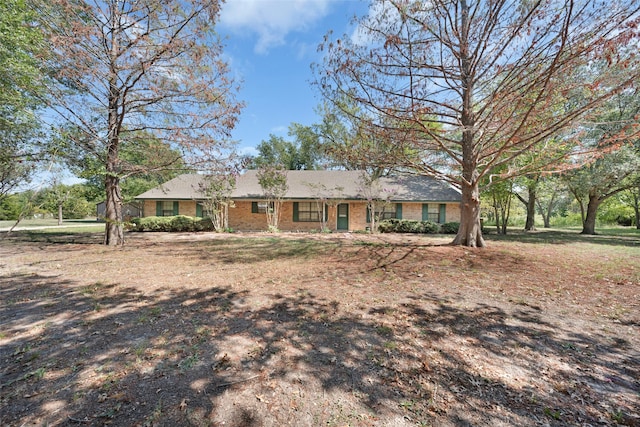 view of ranch-style home