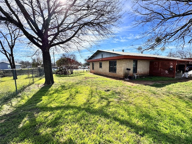 view of yard