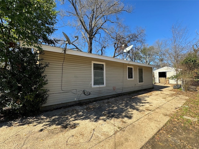 view of side of property