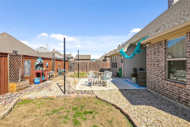 view of yard with a patio