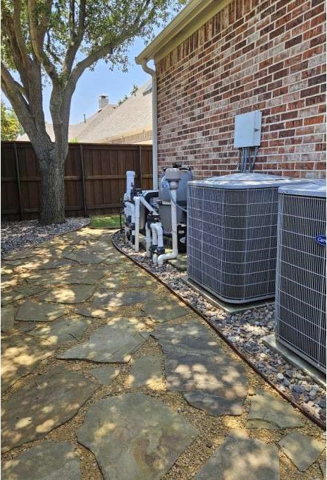 view of patio / terrace with central AC