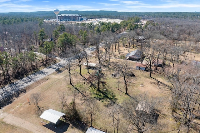 view of aerial view