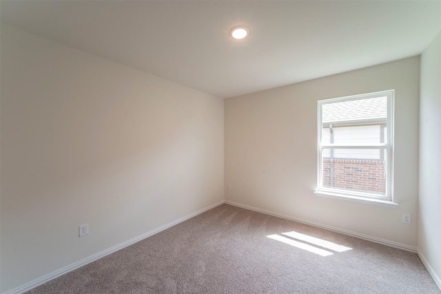 unfurnished room featuring carpet