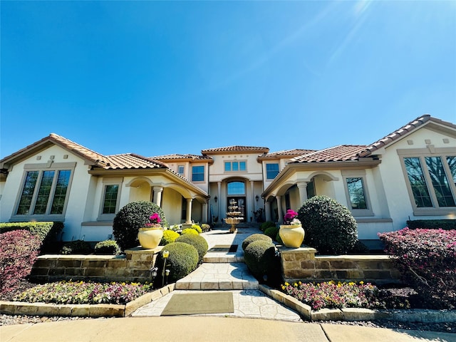 view of mediterranean / spanish house