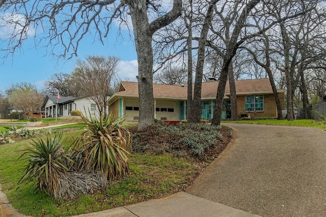 view of ranch-style home