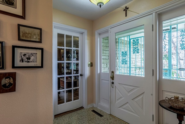 entryway with a wealth of natural light