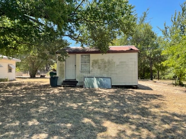 view of rear view of property