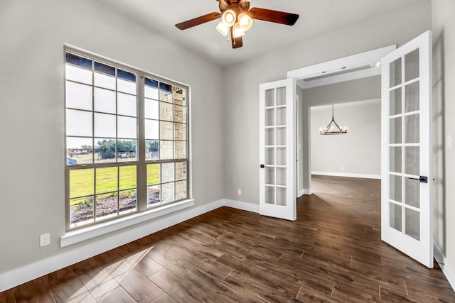 spacious closet featuring dark carpet