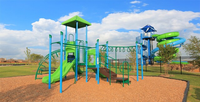 view of jungle gym