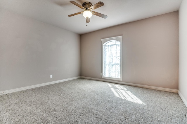 102 Apollo Trl, Aurora, TX 76078 - empty room with carpet, ceiling fan, and baseboards