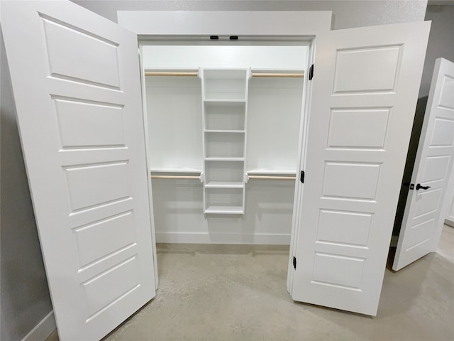 view of closet