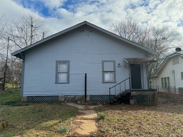 view of rear view of property